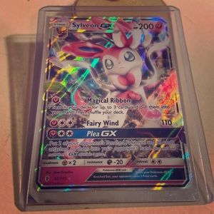 Sylveon GX Rare Pokemon Card 92/145